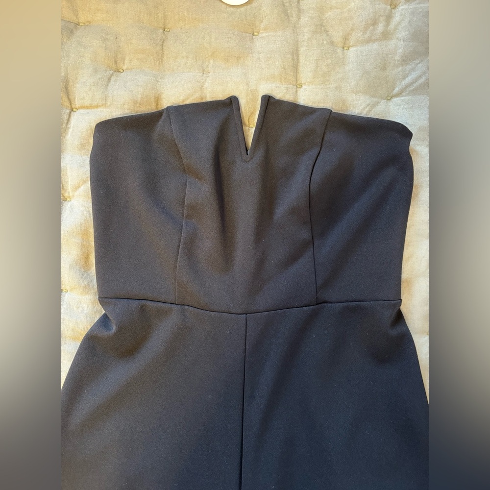 Love By Design Black Strapless Jumpsuit